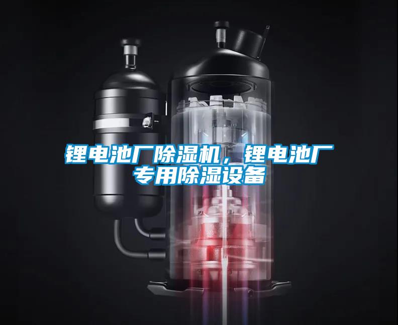 鋰電池廠除濕機，鋰電池廠專用除濕設備