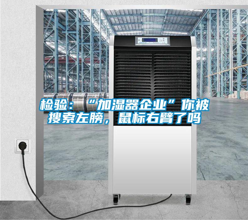 檢驗(yàn)：“加濕器企業(yè)”你被搜索左膀，鼠標(biāo)右臂了嗎