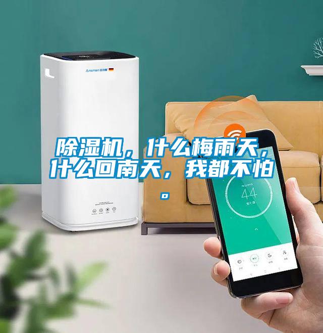 除濕機(jī)，什么梅雨天，什么回南天，我都不怕。