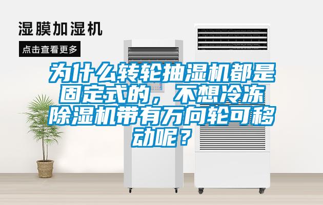 為什么轉(zhuǎn)輪抽濕機(jī)都是固定式的，不想冷凍除濕機(jī)帶有萬向輪可移動(dòng)呢？